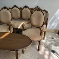 مبلمان استیل چوب راش|مبلمان خانگی و میز عسلی|تهران, نازی‌آباد|دیوار