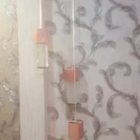 لوستر اویز 3 شاخه کریستالی