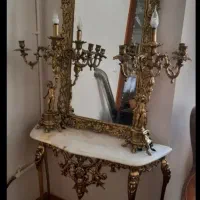 خریدار و فروشنده انواع آینه کنسول برنجی