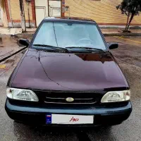 پراید131مدل98 SEبدون رنگ شاستی جلوعقب سالم