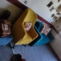 مبل هشت نفره|مبلمان خانگی و میز عسلی|شیراز, باجگاه|دیوار