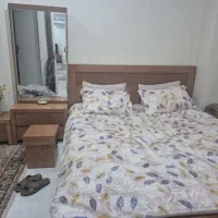 تخت خواب دونفره چوب