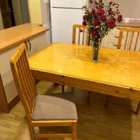 میز نهارخوری نراد|میز و صندلی غذاخوری|بابلسر, |دیوار