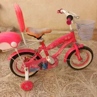 دوچرخه سایز ۱۶ دخترانه درحد نو بدون خط و خش