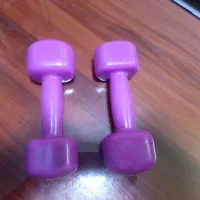 دمبل نو  وزن کل 10کیلو هر یدونه 5 کیلویی