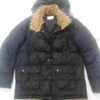 کاپشن مشکی پر