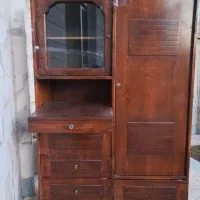 کمد تمام چوب مرغوب دارای ۴ کشو ویک کشوی میز کار|جاکفشی، کمد، دراور|مشگین شهر, |دیوار