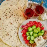 پخت نان خانگی با آرد گندم درجه یک