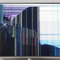 تلویزیون صفحه شکسته