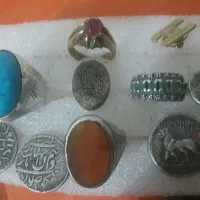 یاقوت انگشتر فیروزه گوهر شب چراغ سکه ساعت