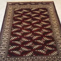 پرده ای ترکمن تمام پشم رنگ گیاهی