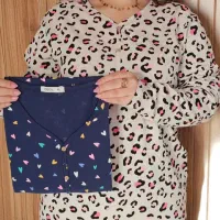 بولیز آستین بلند نخ پنبه وارداتی