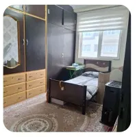تخت یک نفره و تخت کودک با تشک و کمد