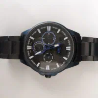 ساعت مچی مردانه مشکی سه موتوره|ساعت|زنجان, |دیوار