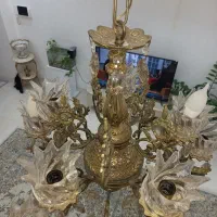 لوستر برنجی|لوستر و چراغ آویز|اسلامشهر, باغ فیض|دیوار