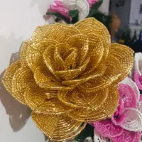 ماندگارترین گل ولنتاین- بافت با ملیله به سبک ژاپنی