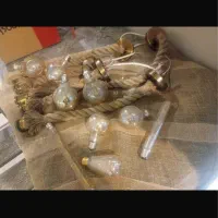 لوستر برنجی کنفی