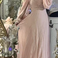 لباس مجلسی حریر گلبهی|لباس|کرج, باغ سیب|دیوار