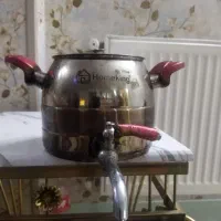 کتری استیل کف چدن شیردار