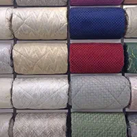 رو تختی مخمل و پارچه ی