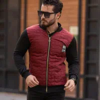 کاپشن مردانه مدل Bako (زرشکی)