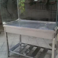میز استیل کبابی