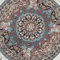 قالیچه فیروزه ای دو عدد