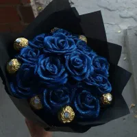 گل رز روبانی|گل مصنوعی|تبریز, |دیوار