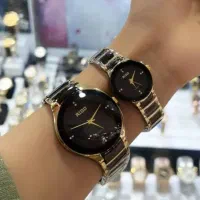 ساعت سط مردانه و زنانه با ضربان قلب عاشقانه