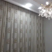 پرده پذیرایی حریر ترک ۹متر|پرده، رانر، رومیزی|اهواز, پادادشهر|دیوار