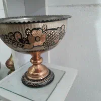 ظروف مسی مینا کاری  ست کامل