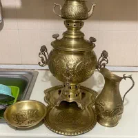 سماور زغالی شیروخورشید ۶ لیتری