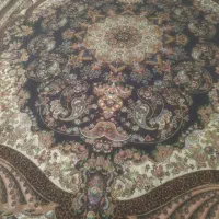 دوتاروفرشی سرمه ای زردار