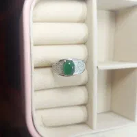 انگشتر زنانه نقره استفاده نشده کاملا نو ۳.۸۸ گرم
