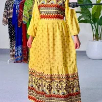 پیراهن حاشیه دار آیدا کد TJ15