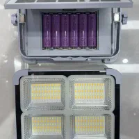 ۳۰۰wپرژکتورشارژی با پنل و باطری تعویض ارسال رایگان