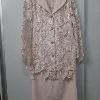 کت دامن ، شومیز دامن پیراهن دانتل و گیپوری