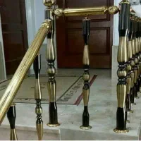 نرده استیل حفاظ راه پله پشت پنجره پله استخر