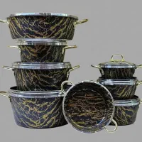 فروش ویژه سرویس قابلمه 14پارچه طرح سنگ