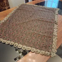 ترمه قدیمی با یراق نقره