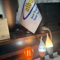 لامپ اشکی مات شفاف فلامینیتی (لوستری)