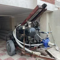 حفاری چاه. با دستگاه