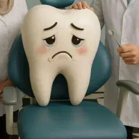 پُر کردن دندان با مواد سفید (۳میلیون تومان)