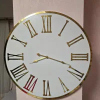 ساعت دیواری قطر 60 موتور تایلندی زمینه ام دی اف