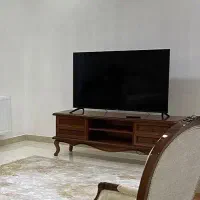 میز تلویزیون تمام چوب