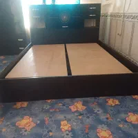 تخت خواب دونفره های گلاس با ست کمد لباس|تخت و سرویس خواب|فیروزآباد (فارس), |دیوار