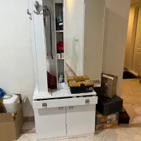 ۲ عدد کمد دراور و جاکفشی با آینه ریلی
