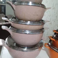 دو دست قابلمه چدن اصل