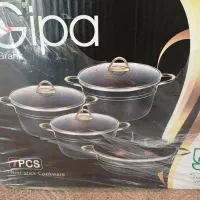 قابلمه نسوز 7 پارچه و ظروف آرکوپال 25 پارچه|ظروف سرو و پذیرایی|خمینی‌شهر, |دیوار