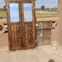 درب و پنجره چوبی سنتی با شیشه|مصالح و تجهیزات ساختمان|زابل, |دیوار